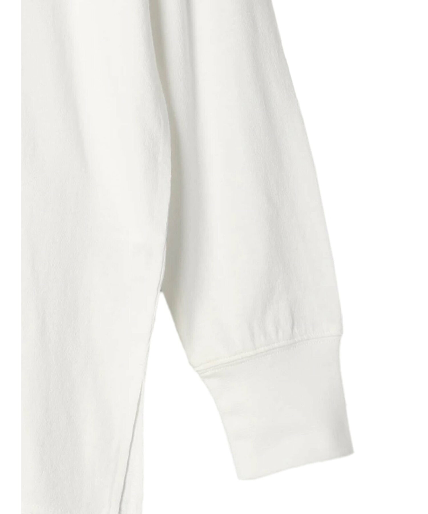 裾スリットホワイトインナー 23AW/長袖/体型カバー/レディース/カットソー/レイヤード/綿100%